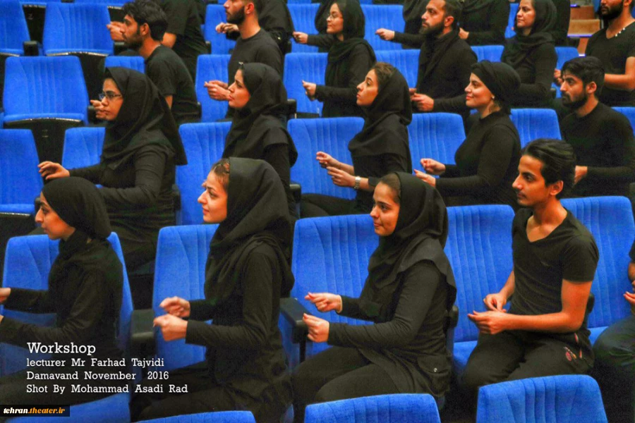 ورکشاپ بازیگری و اجرای نمایش (من و شهرم) با تدریس و کارگردانی فرهاد تجویدی