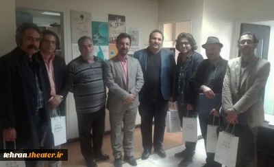 دیدار نوروزی هیئت رئیسه انجمن هنرهای نمایشی استان تهران با مدیرعامل انجمن هنرهای نمایشی کشور
