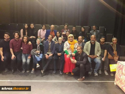 اعضای انجمن هنرهای نمایشی استان تهران به تماشای نمایش «سایه تو سایه» نشستند