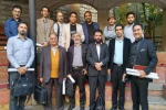 عکس یادگاری مسئولین انجمن هنرهای نمایشی استان تهران در سال96