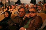 ضور گرم و ارزشمند استاد مسعود فروتن ، دکتر قطب الدین صادقی و سرکار خانم فریبا کامران‌ در مراسم