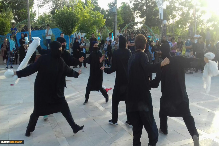 نمایش خیابانی محاکمه درخیابان