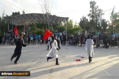 اجرا در یادمان شهدای کمنام شهرستان قرچک