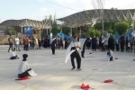اجرا در یادمان شهدای کمنام شهرستان قرچک