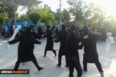 اجرا در یادمان شهدای کمنام شهرستان قرچک