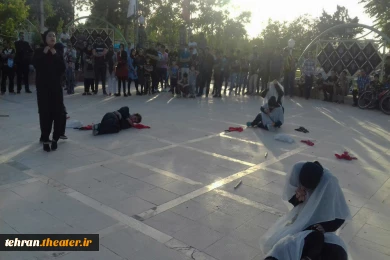 اجرا در یادمان شهدای کمنام شهرستان قرچک