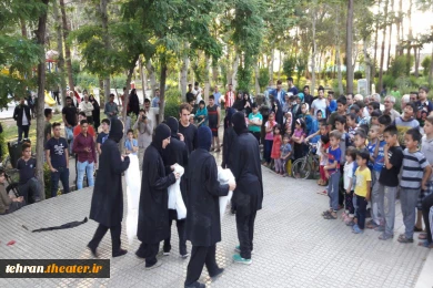اجرا در پارک 15 خرداد شهرستان قرچک