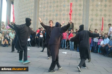 اجرا در محوطه باز تئاترشهر