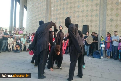 اجرا در محوطه باز تئاترشهر