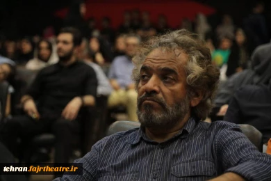 اصغر همت مدیرعامل خانه تئاتر در افتتاحیه