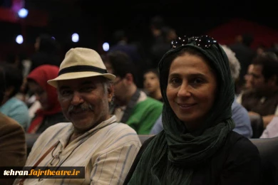 حضور مریم کاظمی کارگردان تئاتر در مراسم افتتاحیه