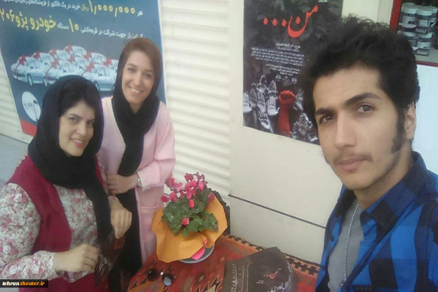 شیوه خلاقانه انجمن هنرهای نمایشی دماوند در تبلیغ نمایش«من»