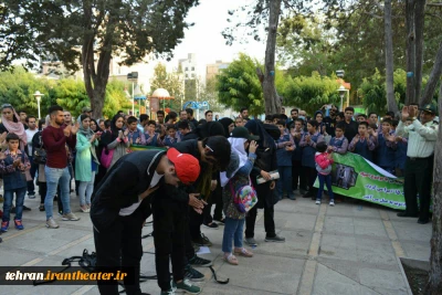 گزارش تصویری از نمایش های خیابانی «سیگار بدجنس» و «عنکبوت»
 نویسنده و کارگردان: مهتاب گلکار 
اجرادر شهرستان شهریار