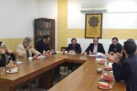 جلسه هیئت مدیره انجمن هنرهای نمایشی استان تهران با روسای ادارات فرهنگ وارشاد اسلامی جنوب شرق