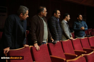 بازدید از تمرین پروژه آموزشی تیتوس آندرونیکوس به کارگردانی مسعود طیبی