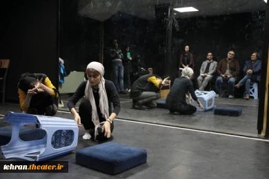 بازدید از روند تمرین نمایش «پرسه در مه »به کارگردانی اسماعیل فیروزی