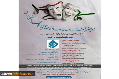 به میزبانی شهرستان پاکدشت

اولین جشنواره تئاترمهاجرین افغانستان مقیم ایران برگزار می شود