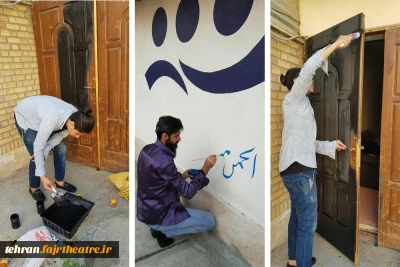 به همت هنرمندان و اعضای انجمن نمایش

پلاتوی تئاتر شهر ملارد تعمیر و رنگ آمیزی شد
