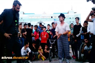 اجرای نمایش خیابانی به مناسبت هفته مبارزه با مواد مخدر در ملارد