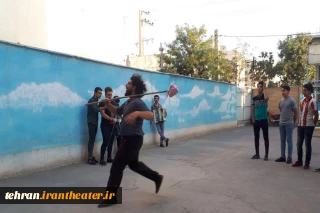 نمایش خیابانی «عدالت کجایی؟» در ورامین اجرا شد