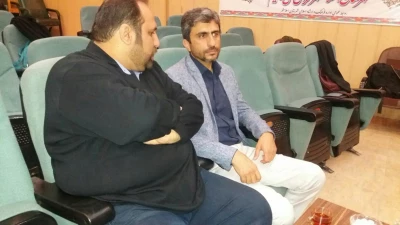 امیرحسین شفیعی  با سرپرست اداره فرهنگ و ارشاد اسلامی شهرستان اسلامشهر دیدار کرد