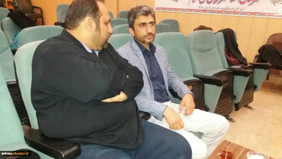 امیرحسین شفیعی رئیس انجمن هنرهای نمایشی استان تهران در اسلامشهر