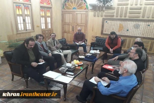 نشست مشترک مدیرکل فرهنگ و ارشاد اسلامی با اعضای هیئت رئیسه جدید انجمن هنرهای نمایشی استان تهران برگزار شد
