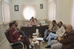 جلسه هم اندیشی انجمن هنرهای نمایشی قرچک با رئیس اداره فرهنگ و ارشاداسلامی