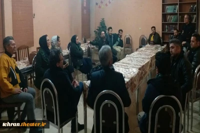 نشست اعضای انجمن هنرهای نمایشی شهرری برگزار شد