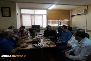 جلسه اعضا هیات رییسه انجمن هنرهای نمایشی استان با رییس اداره فرهنگ و ارشاد اسلامی شمیرانات