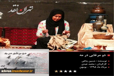 به بهانه اجرای نمایش« به سیاهی کلاغ»( دو مرغابی در مه) در بومهن

کارگردان من کجاست؟