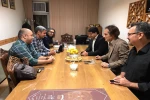 ابراهیم شریفی به همراه  هیئت انتخاب آثار بیست و چهارمین جشنواره تئاتراستان تهران