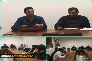 نشست فعالان تئاتر شهرستان قدس با رئیس اداره فرهنگ و ارشاد برگزار شد