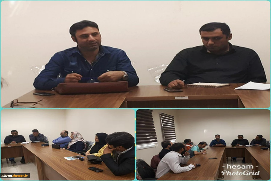 نشست فعالان تئاترشهرستان قدس با رئیس اداره فرهنگ و ارشاد برگزار شد 2