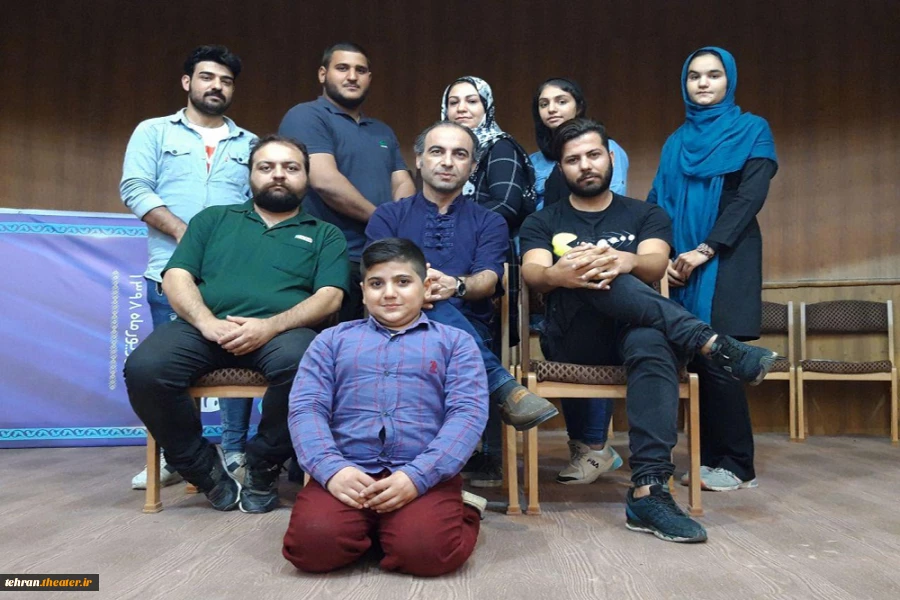 ترم سوم کارگاه بازیگری در قیامدشت و تمرین نمایش «سفر شمال » 2
