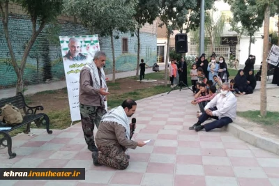 به مناسبت هفته بسیج

نمایش خیابانی «پوتین» در ورامین اجرا شد