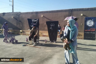 نمایش خیابانی کالبد شکافی یک اتفاق در شهرستان پیشوا اجرا شد