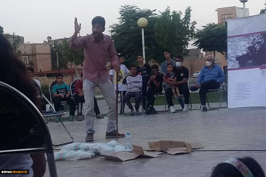 اجرای نمایش‌های خیابانی در شهرستان ورامین انجام شد 2