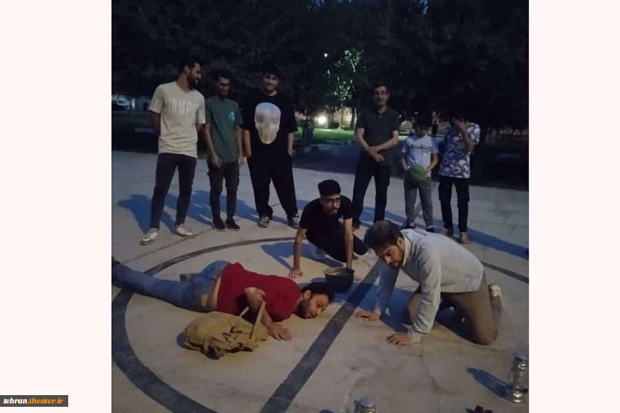 نمایش خیابانی مین در اسلامشهر اجرا شد 2