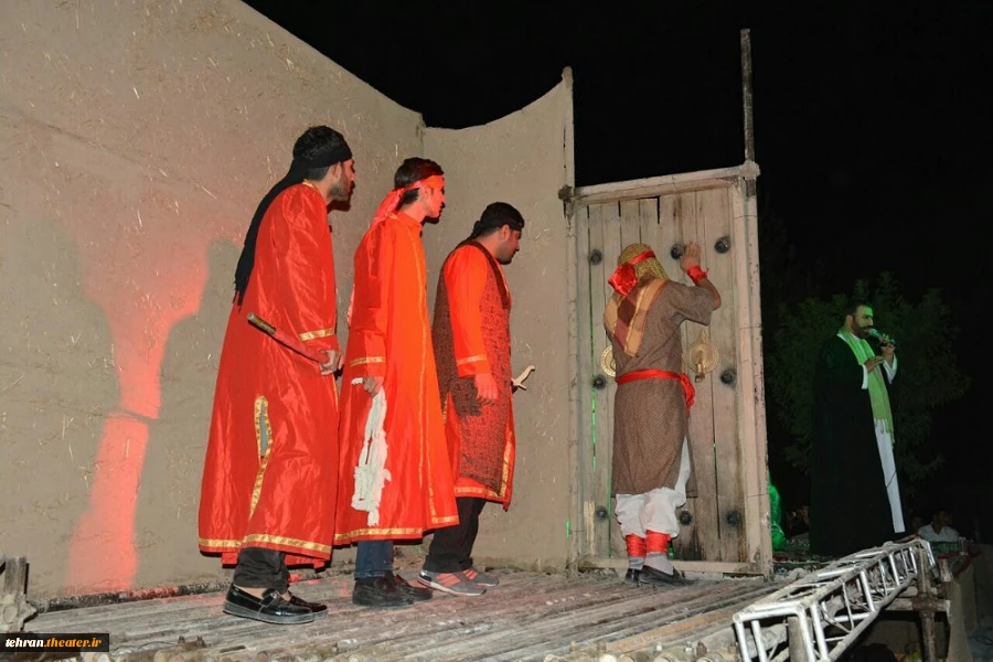 نمایش سوگنامه در شهرستان نسیم شهر بهارستان به روی صحنه رفت 2