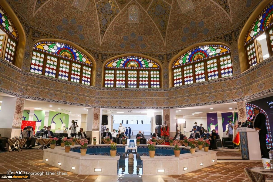 "آیین اختتامیه بیست و هشتمین دوره جشنواره تئاتر استان تهران در مجموعه کوشک باغ هنر  2