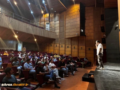 گزارش تصویری کارگاه بازیگری با هدایت امیر نوروزی