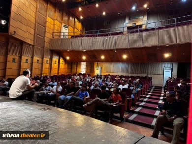 گزارش تصویری کارگاه بازیگری با هدایت امیر نوروزی