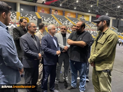 حضور معاون رییس جمهور در تمرین نمایش «دلدادگان» 
